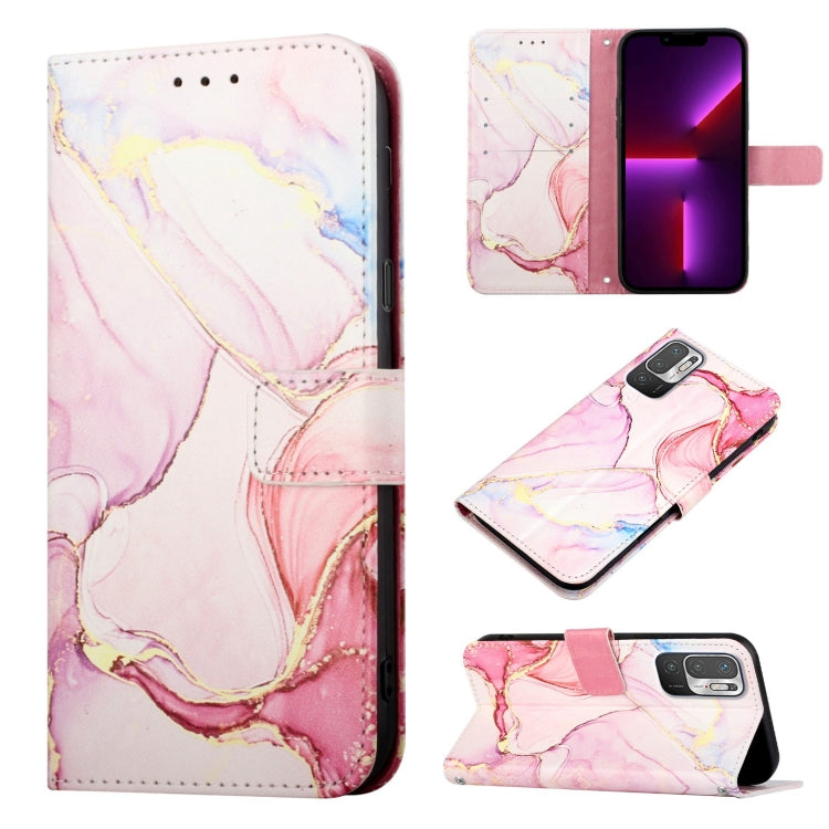 PT003 Marble Pattern Flip Leather Phone Case, For Xiaomi Redmi Note 10 4G / Note 10s, For Xiaomi Redmi Note 10 Pro / Note 10 Pro Max, For Xiaomi Poco M2 / Redmi 9, For Xiaomi Redmi 9A / Redmi 9i India / Redmi 9AT                                        ...