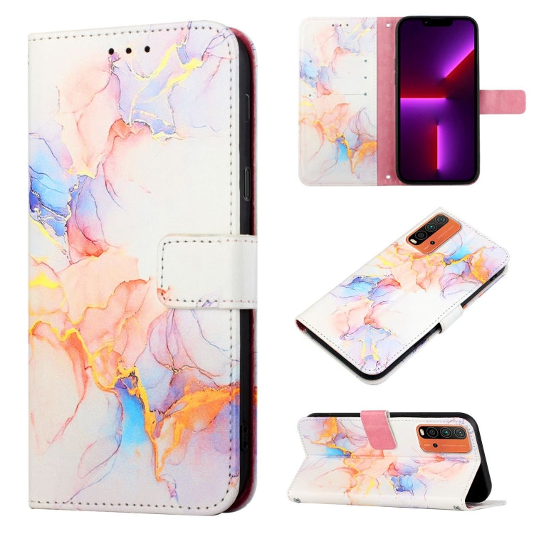 PT003 Marble Pattern Flip Leather Phone Case, For Xiaomi Redmi Note 11 Pro 5G / 4G, For Xiaomi Redmi Note 11 4G / Note 11S, For Xiaomi 12, For Xiaomi 12 Pro, For Xiaomi Poco M3 / Redmi 9T / 9 Power, For Xiaomi Poco X3 NFC / X3 Pro / X3