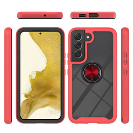 Shockproof PC + TPU Phone Case with Ring Holder, For Samsung Galaxy S22, For Samsung Galaxy S22+, For Samsung Galaxy S22 Ultra, For Samsung Galaxy A33 5G, For Samsung Galaxy A53 5G, For Motorola Moto G Power (2022) / G Pure