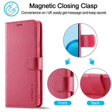 Load image into Gallery viewer, LC.IMEEKE Calf Texture Leather Phone Case, For Xiaomi Redmi Note 11/11S, For Xiaomi Redmi Note 11 Pro International Version, For Xiaomi Redmi Note 11/11S International Version, For Xiaomi Redmi Note 11 International Version
