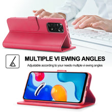 Load image into Gallery viewer, LC.IMEEKE Calf Texture Leather Phone Case, For Xiaomi Redmi Note 11/11S, For Xiaomi Redmi Note 11 Pro International Version, For Xiaomi Redmi Note 11/11S International Version, For Xiaomi Redmi Note 11 International Version