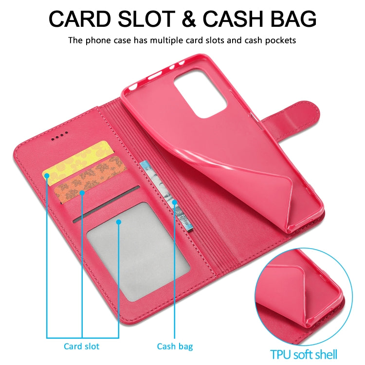 LC.IMEEKE Calf Texture Leather Phone Case, For Xiaomi Redmi Note 11/11S, For Xiaomi Redmi Note 11 Pro International Version, For Xiaomi Redmi Note 11/11S International Version, For Xiaomi Redmi Note 11 International Version