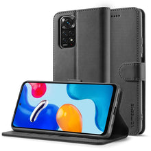 Load image into Gallery viewer, LC.IMEEKE Calf Texture Leather Phone Case, For Xiaomi Redmi Note 11/11S, For Xiaomi Redmi Note 11 Pro International Version, For Xiaomi Redmi Note 11/11S International Version, For Xiaomi Redmi Note 11 International Version