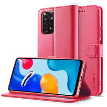 Load image into Gallery viewer, LC.IMEEKE Calf Texture Leather Phone Case, For Xiaomi Redmi Note 11/11S, For Xiaomi Redmi Note 11 Pro International Version, For Xiaomi Redmi Note 11/11S International Version, For Xiaomi Redmi Note 11 International Version