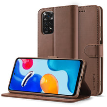 Load image into Gallery viewer, LC.IMEEKE Calf Texture Leather Phone Case, For Xiaomi Redmi Note 11/11S, For Xiaomi Redmi Note 11 Pro International Version, For Xiaomi Redmi Note 11/11S International Version, For Xiaomi Redmi Note 11 International Version