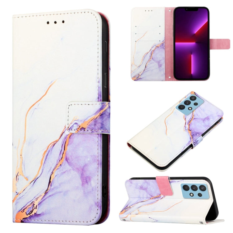 PT003 Marble Pattern Flip Leather Phone Case, For Samsung Galaxy A03 164mm, For Samsung Galaxy A03 166mm, For Samsung Galaxy A03s 164mm, For Samsung Galaxy A03s 166mm US Version, For Samsung Galaxy A12 / M12, For Samsung Galaxy A13 4G                  ...