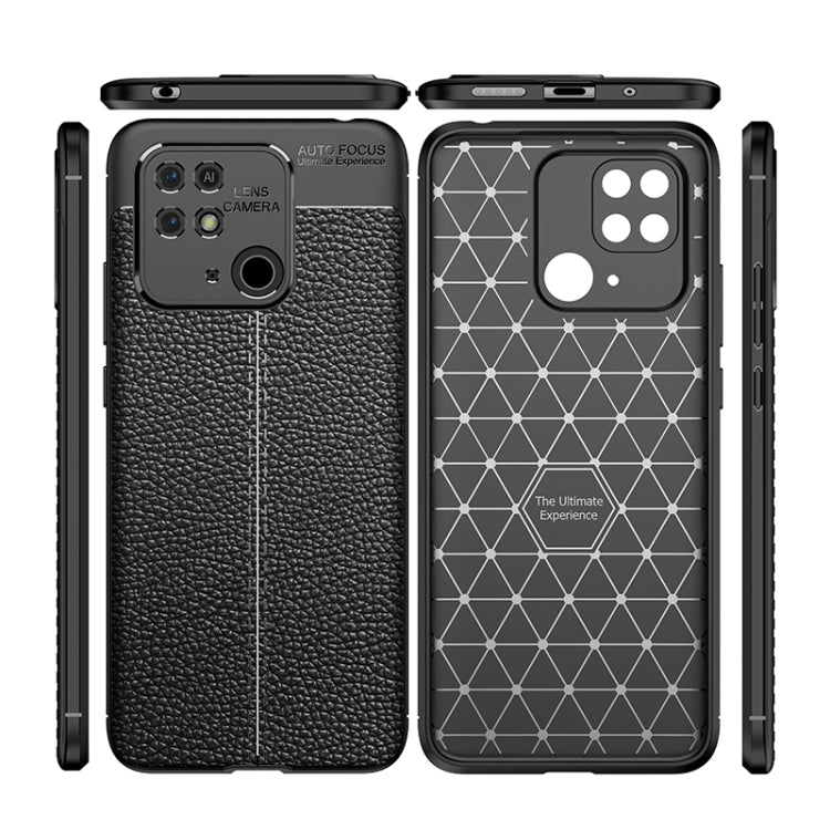 Litchi Texture TPU Shockproof Phone Case, For Xiaomi Redmi 10C