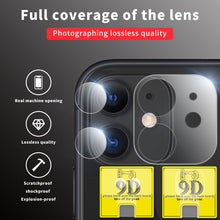 Load image into Gallery viewer, 9D Transparent Rear Camera Lens Protector Tempered Glass Film Combination Packages, For iPhone 11, For iPhone 11 Pro, For iPhone 11 Pro Max