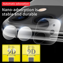 Load image into Gallery viewer, 9D Transparent Rear Camera Lens Protector Tempered Glass Film Combination Packages, For iPhone 11, For iPhone 11 Pro, For iPhone 11 Pro Max
