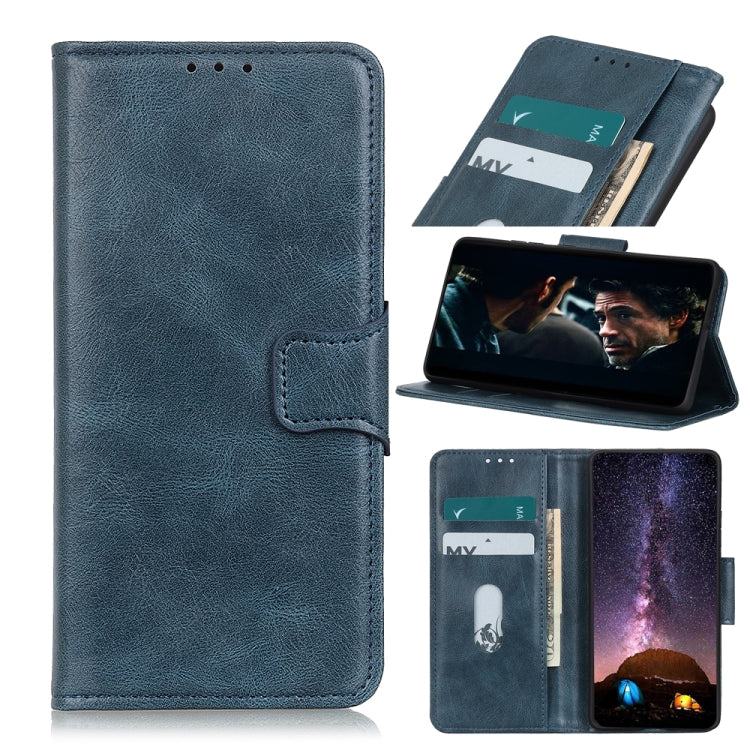 Mirren Crazy Horse Texture Horizontal Flip Leather Phone Case with Holder & Card Slots & Wallet, For Xiaomi Poco M4 Pro 4G