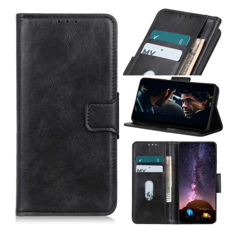 Mirren Crazy Horse Texture Horizontal Flip Leather Phone Case with Holder & Card Slots & Wallet, For Xiaomi Poco M4 Pro 4G