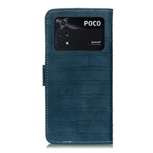Load image into Gallery viewer, Magnetic Crocodile Texture Horizontal Flip Leather Phone Case, For Xiaomi Poco M4 Pro 4G