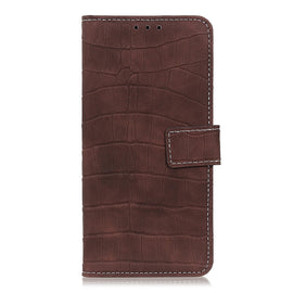 Magnetic Crocodile Texture Horizontal Flip Leather Phone Case, For Xiaomi Poco M4 Pro 4G