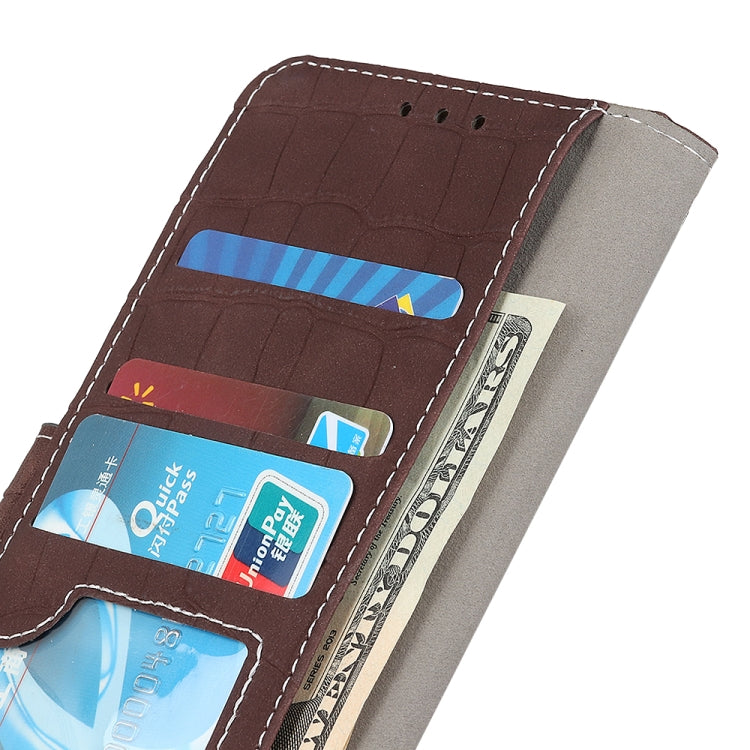Magnetic Crocodile Texture Horizontal Flip Leather Phone Case, For Xiaomi Poco M4 Pro 4G