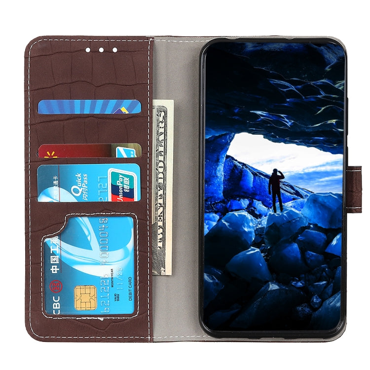 Magnetic Crocodile Texture Horizontal Flip Leather Phone Case, For Xiaomi Poco M4 Pro 4G