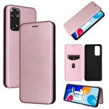 Load image into Gallery viewer, Carbon Fiber Texture Magnetic Leather Phone Case, For OPPO Find X5 Lite, For OPPO Realme 9 Pro, For Xiaomi Redmi Note 11 4G / Note 11S 4G, For Nokia G11 / G21