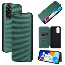Load image into Gallery viewer, Carbon Fiber Texture Magnetic Leather Phone Case, For OPPO Find X5 Lite, For OPPO Realme 9 Pro, For Xiaomi Redmi Note 11 4G / Note 11S 4G, For Nokia G11 / G21