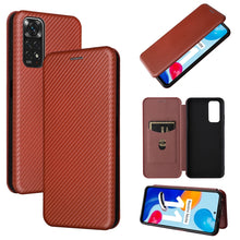 Load image into Gallery viewer, Carbon Fiber Texture Magnetic Leather Phone Case, For OPPO Find X5 Lite, For OPPO Realme 9 Pro, For Xiaomi Redmi Note 11 4G / Note 11S 4G, For Nokia G11 / G21