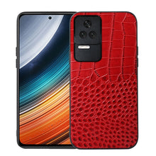 Load image into Gallery viewer, Crocodile Top Layer Cowhide Leather Phone Case, For Xiaomi Redmi K40S 5G, For Xiaomi Redmi Note 11 4G / Note 11S, For Xiaomi Mi Mix Fold