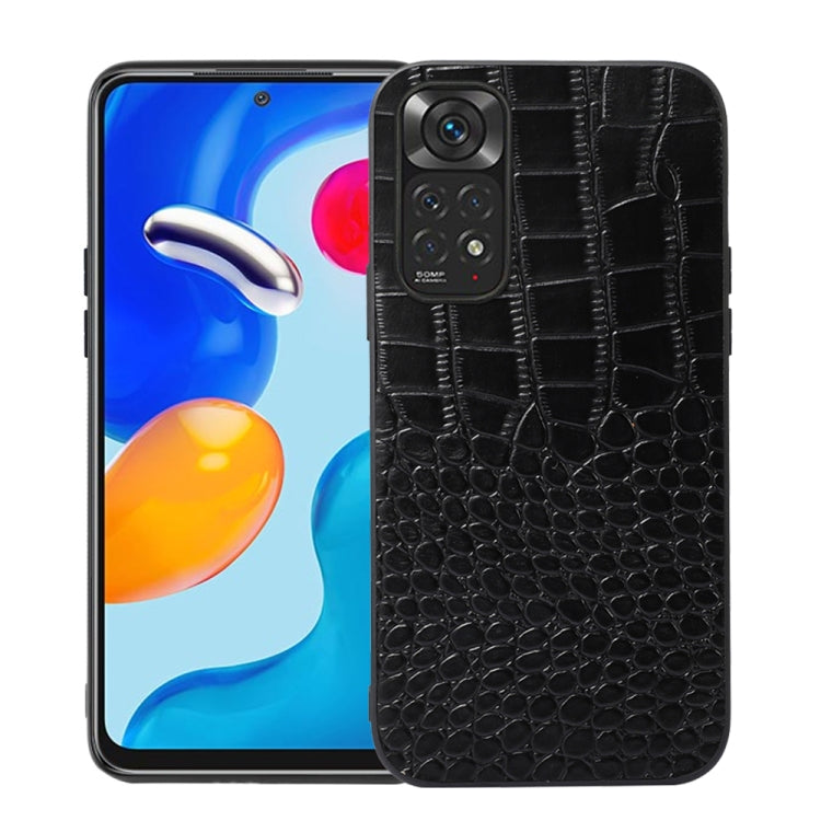 Crocodile Top Layer Cowhide Leather Phone Case, For Xiaomi Redmi K40S 5G, For Xiaomi Redmi Note 11 4G / Note 11S, For Xiaomi Mi Mix Fold