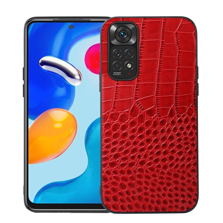 Crocodile Top Layer Cowhide Leather Phone Case, For Xiaomi Redmi K40S 5G, For Xiaomi Redmi Note 11 4G / Note 11S, For Xiaomi Mi Mix Fold