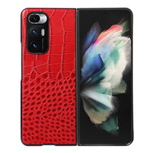 Load image into Gallery viewer, Crocodile Top Layer Cowhide Leather Phone Case, For Xiaomi Redmi K40S 5G, For Xiaomi Redmi Note 11 4G / Note 11S, For Xiaomi Mi Mix Fold