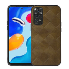 Load image into Gallery viewer, Weave Plaid PU Phone Case, For Xiaomi Redmi K40S 5G, For Xiaomi Redmi Note 11 4G / Note 11S, For Xiaomi Mi Mix Fold