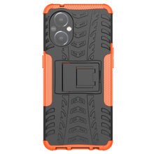 Load image into Gallery viewer, Tire Texture Shockproof TPU+PC Phone Case with Holder, For OnePlus Nord N20 5G, For Samsung Galaxy A73 5G, For Samsung Galaxy A23, For Xiaomi Redmi Note 11S 4G International Version, For Xiaomi Redmi Note 11 Pro 5G International Version