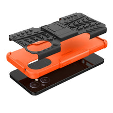 Load image into Gallery viewer, Tire Texture Shockproof TPU+PC Phone Case with Holder, For OnePlus Nord N20 5G, For Samsung Galaxy A73 5G, For Samsung Galaxy A23, For Xiaomi Redmi Note 11S 4G International Version, For Xiaomi Redmi Note 11 Pro 5G International Version