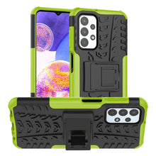 Load image into Gallery viewer, Tire Texture Shockproof TPU+PC Phone Case with Holder, For OnePlus Nord N20 5G, For Samsung Galaxy A73 5G, For Samsung Galaxy A23, For Xiaomi Redmi Note 11S 4G International Version, For Xiaomi Redmi Note 11 Pro 5G International Version