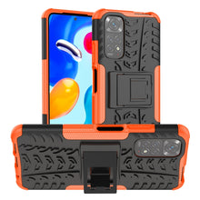 Load image into Gallery viewer, Tire Texture Shockproof TPU+PC Phone Case with Holder, For OnePlus Nord N20 5G, For Samsung Galaxy A73 5G, For Samsung Galaxy A23, For Xiaomi Redmi Note 11S 4G International Version, For Xiaomi Redmi Note 11 Pro 5G International Version