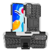 Load image into Gallery viewer, Tire Texture Shockproof TPU+PC Phone Case with Holder, For OnePlus Nord N20 5G, For Samsung Galaxy A73 5G, For Samsung Galaxy A23, For Xiaomi Redmi Note 11S 4G International Version, For Xiaomi Redmi Note 11 Pro 5G International Version