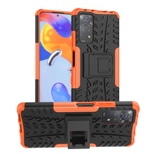 Load image into Gallery viewer, Tire Texture Shockproof TPU+PC Phone Case with Holder, For OnePlus Nord N20 5G, For Samsung Galaxy A73 5G, For Samsung Galaxy A23, For Xiaomi Redmi Note 11S 4G International Version, For Xiaomi Redmi Note 11 Pro 5G International Version