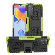 Load image into Gallery viewer, Tire Texture Shockproof TPU+PC Phone Case with Holder, For OnePlus Nord N20 5G, For Samsung Galaxy A73 5G, For Samsung Galaxy A23, For Xiaomi Redmi Note 11S 4G International Version, For Xiaomi Redmi Note 11 Pro 5G International Version