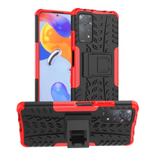 Load image into Gallery viewer, Tire Texture Shockproof TPU+PC Phone Case with Holder, For OnePlus Nord N20 5G, For Samsung Galaxy A73 5G, For Samsung Galaxy A23, For Xiaomi Redmi Note 11S 4G International Version, For Xiaomi Redmi Note 11 Pro 5G International Version