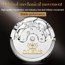Load image into Gallery viewer, OLEVS 6607 Multi-function Men Big Flywheel Automatic Waterproof Mechanical Watch