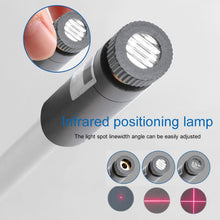 Load image into Gallery viewer, USB Power Laser Positioning Light with Holder, 100wm Dot, 100wm Line, 100wm Cross, 200wm Dot, 200wm Line, 200wm Cross