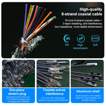 Load image into Gallery viewer, PD 100W USB-C / Type-C to USB-C / Type-C Thunderbolt 4 Full-function Data Cable, 0.5m, 1m, 1.5m, 2m