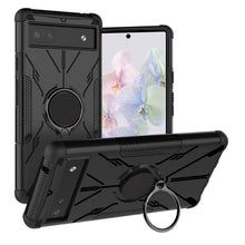 Load image into Gallery viewer, Armor Bear Shockproof PC + TPU Phone Protective Case with Ring Holder, For Google Pixel 6a, For Infinix Smart 6