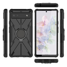 Load image into Gallery viewer, Armor Bear Shockproof PC + TPU Phone Protective Case with Ring Holder, For Google Pixel 6a, For Infinix Smart 6