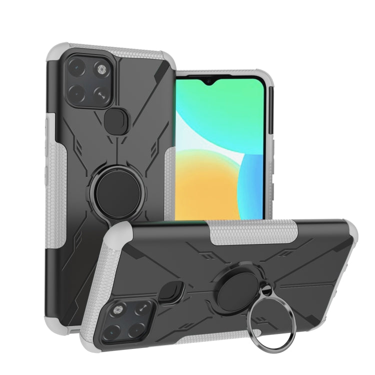 Armor Bear Shockproof PC + TPU Phone Protective Case with Ring Holder, For Google Pixel 6a, For Infinix Smart 6