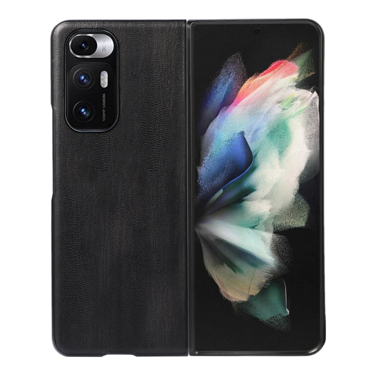 Yellow Cow Texture PU Phone Case, For Xiaomi Mi Mix Fold