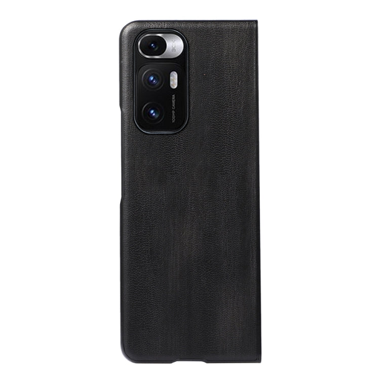 Yellow Cow Texture PU Phone Case, For Xiaomi Mi Mix Fold