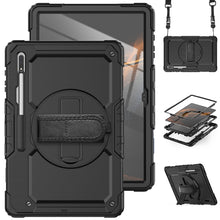 Load image into Gallery viewer, Silicone + PC Tablet Case with Shoulder Strap, For Samsung Galaxy Tab S10 Ultra / S9 Ultra / S8 Ultra