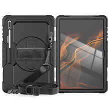 Load image into Gallery viewer, Silicone + PC Tablet Case with Shoulder Strap, For Samsung Galaxy Tab S10 Ultra / S9 Ultra / S8 Ultra