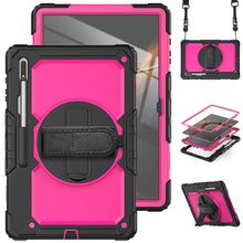 Load image into Gallery viewer, Silicone + PC Tablet Case with Shoulder Strap, For Samsung Galaxy Tab S10 Ultra / S9 Ultra / S8 Ultra