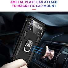 Load image into Gallery viewer, Shockproof TPU + PC Phone Case with 360 Degrees Rotating Holder, For Xiaomi Poco X4 Pro 5G