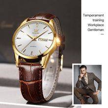 Load image into Gallery viewer, OLEVS 6898 Men Fashion Waterproof Dual Calendar Quartz Watch