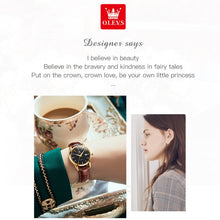 Load image into Gallery viewer, OLEVS 6898 Women Fashion Waterproof Dual Calendar Quartz Watch