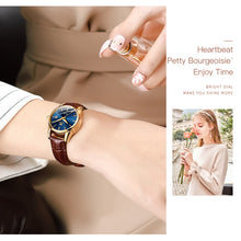 Load image into Gallery viewer, OLEVS 6898 Women Fashion Waterproof Dual Calendar Quartz Watch